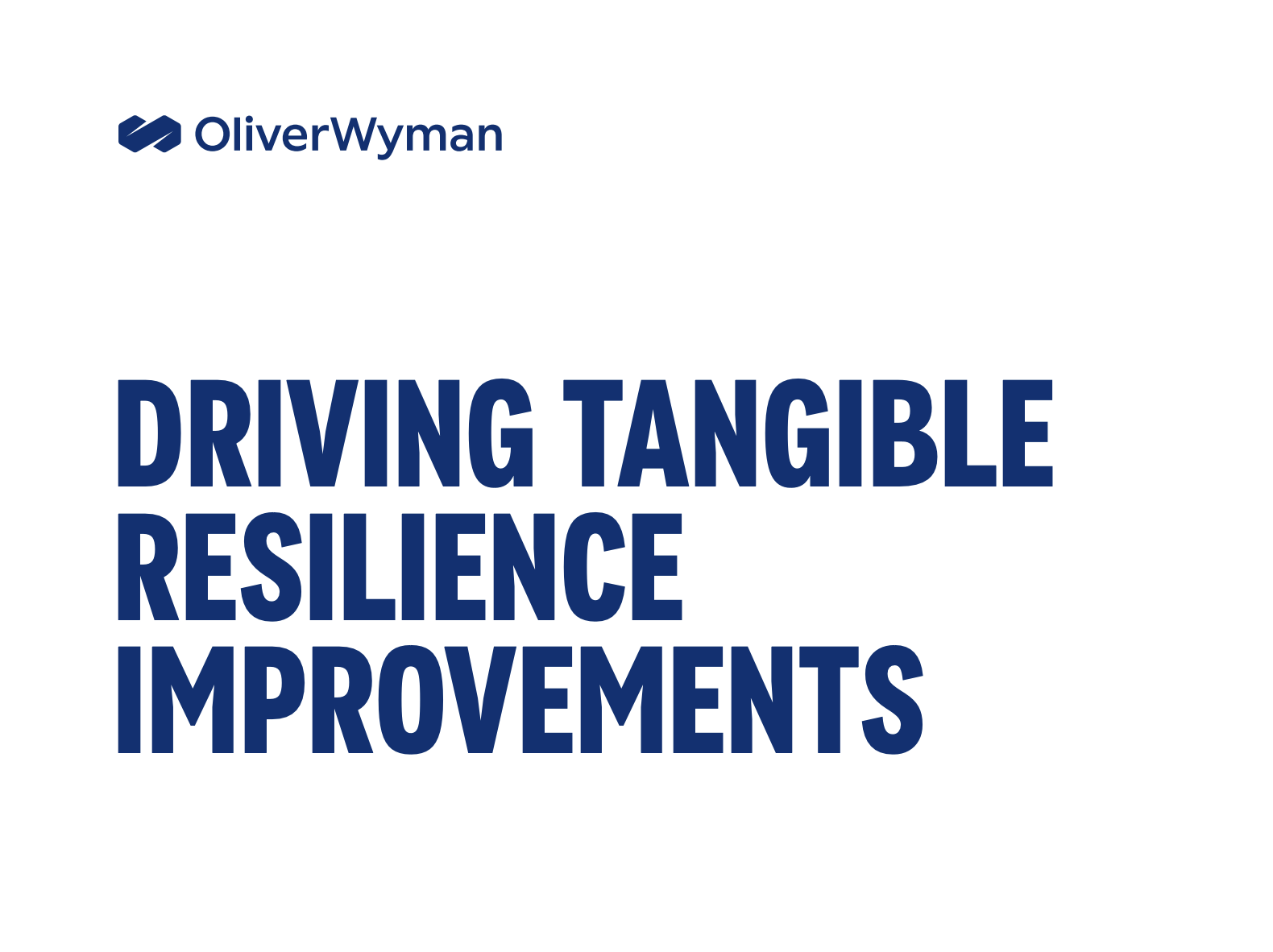 Read more about the article Driving Tangible Resilience Improvements